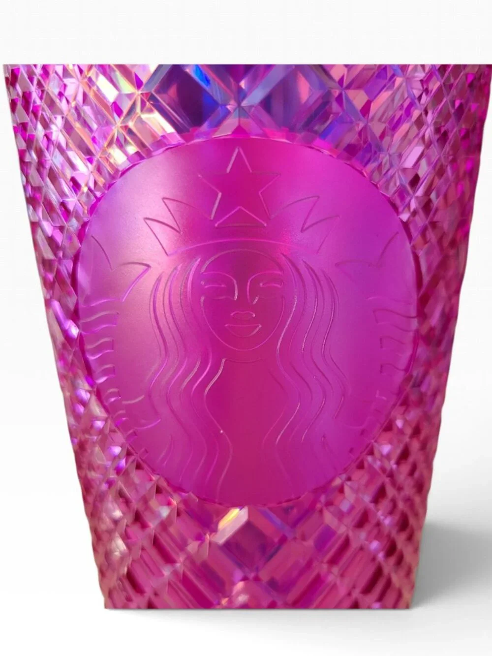 Starbucks 2023 Valentine's Day Pink Taffy Jeweled Tumbler (24oz)